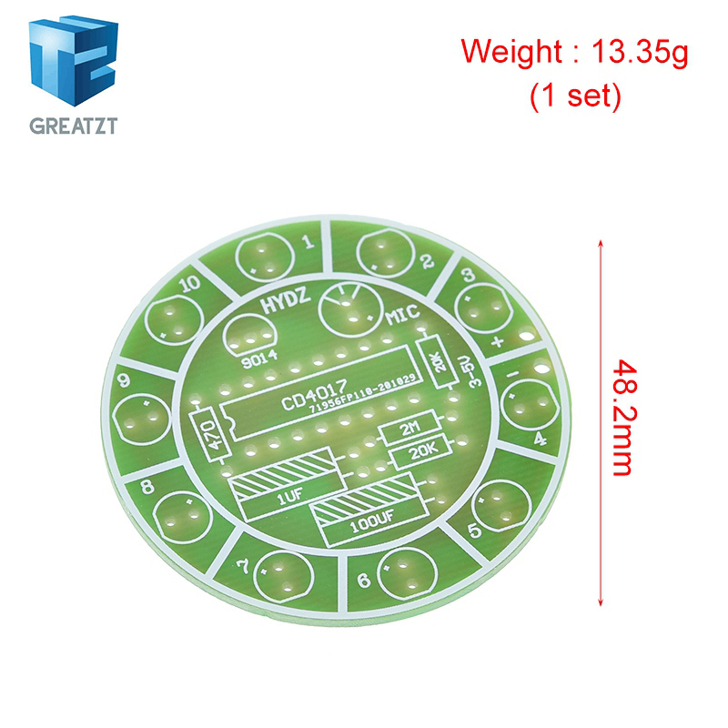 GREATZT CD4017 Colorful Voice  - огляд і ціна Diy Electronics Lab