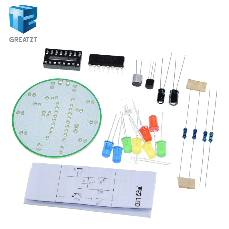 GREATZT CD4017 Colorful Voice  - огляд і ціна Diy Electronics Lab