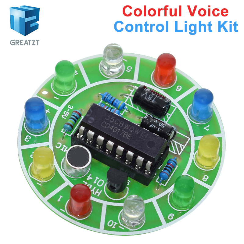 GREATZT CD4017 Colorful Voice  - огляд і ціна Diy Electronics Lab