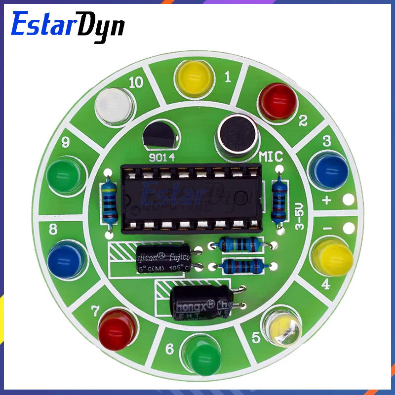 Estardyn CD4017 colorful voice - огляд і ціна Diy Electronics Lab