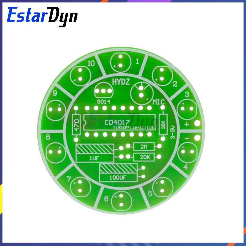 Estardyn CD4017 colorful voice - огляд і ціна Diy Electronics Lab