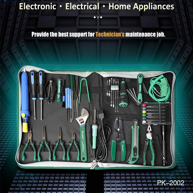 52Pcs Pro'sKit PK-2002B Home E - огляд і ціна Diy Electronics Lab