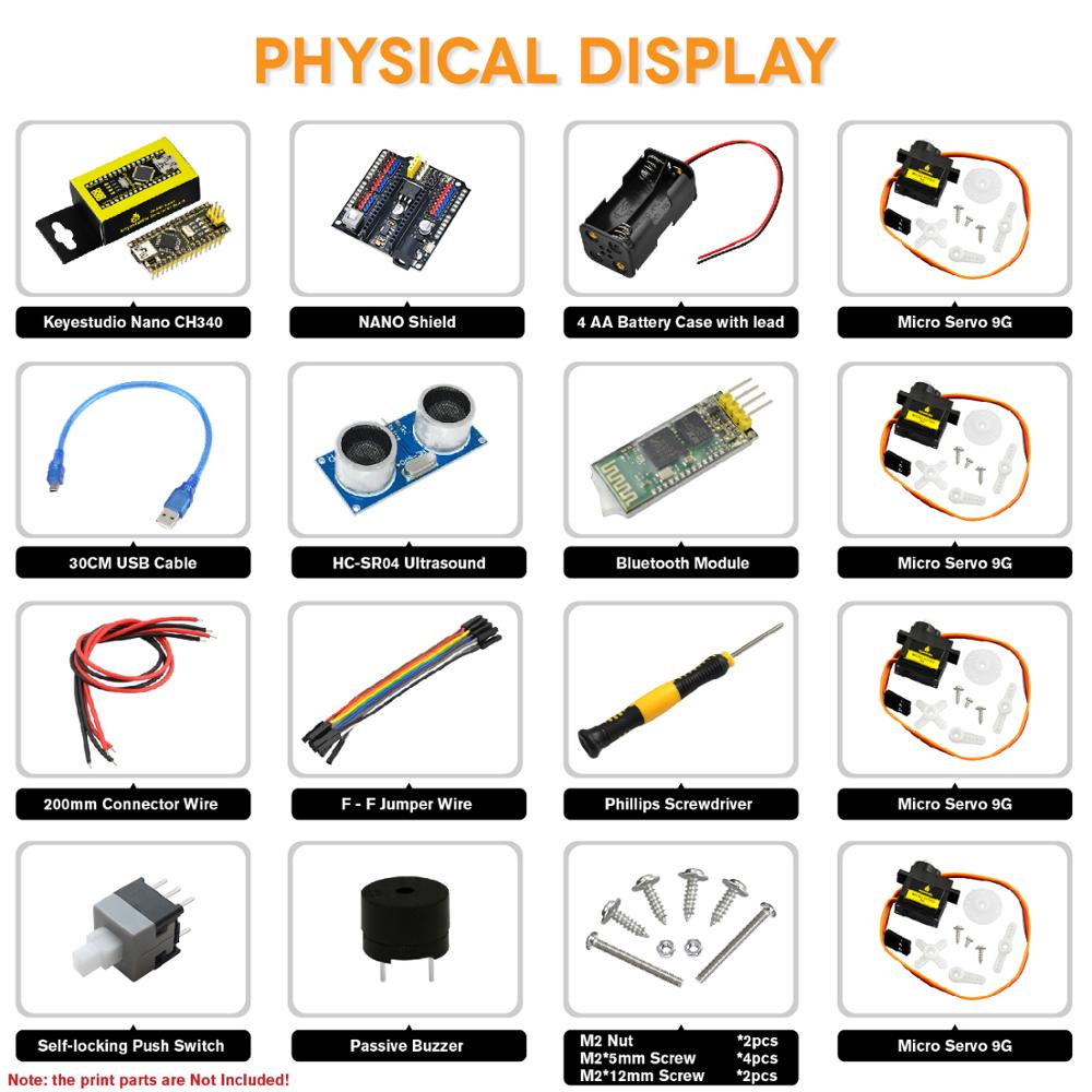 Keyestudio DIY Electronic Comp - огляд і ціна Arduino Uno Starter Kit