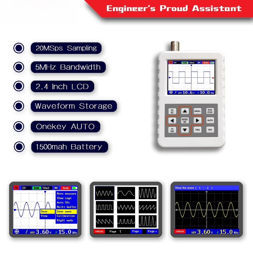 DSO PRO Handheld Mini Portable - огляд і ціна Oscilloscope Dso Mini