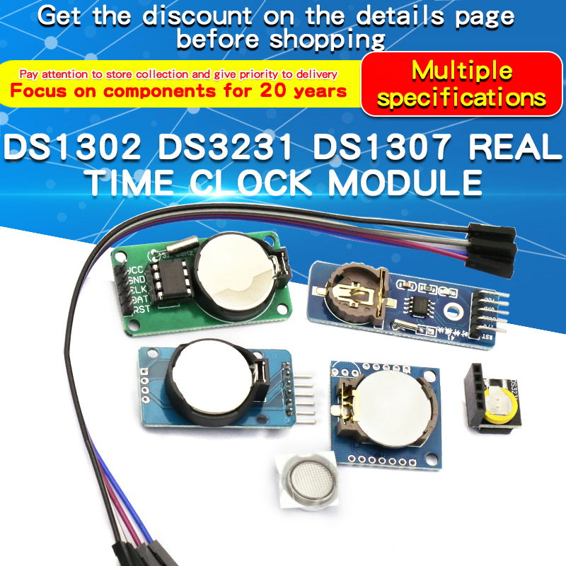 1PCS DS1302/DS1307/PCF8563/DS3 - огляд і ціна Rtc Module Ds3231