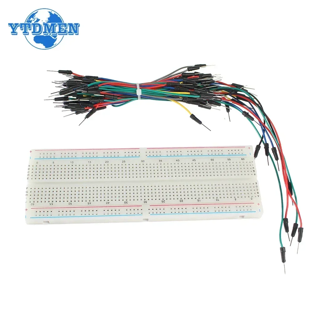 MB-102 Breadboard 400 830 Poin - огляд і ціна Diy Electronics Breadboard