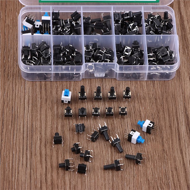 DT17 Tactile Push Button Switc - огляд і ціна Diy Electronics Components Kit