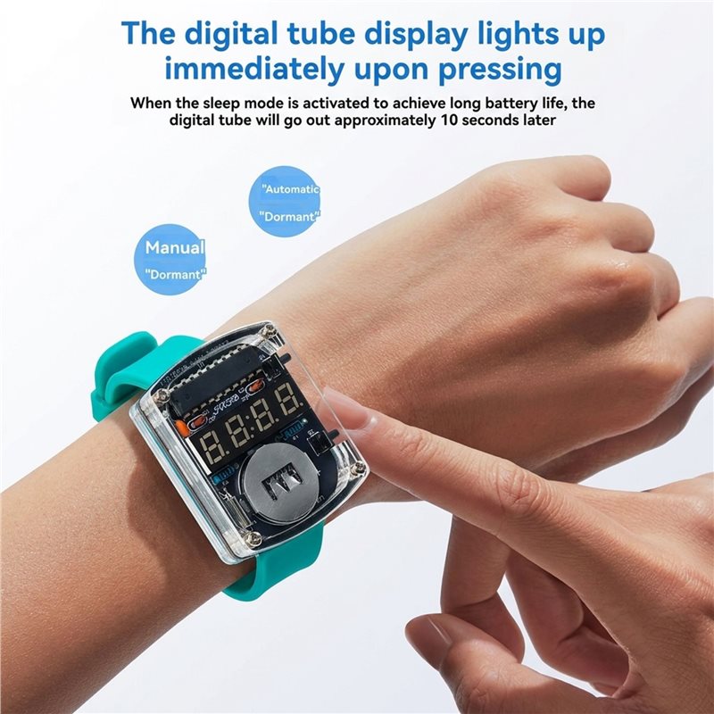 2X DIY Watch LED Watch Electro - огляд і ціна Diy Electronics Learning Kit