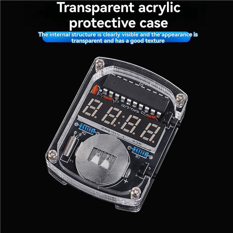 2X DIY Watch LED Watch Electro - огляд і ціна Diy Electronics Learning Kit