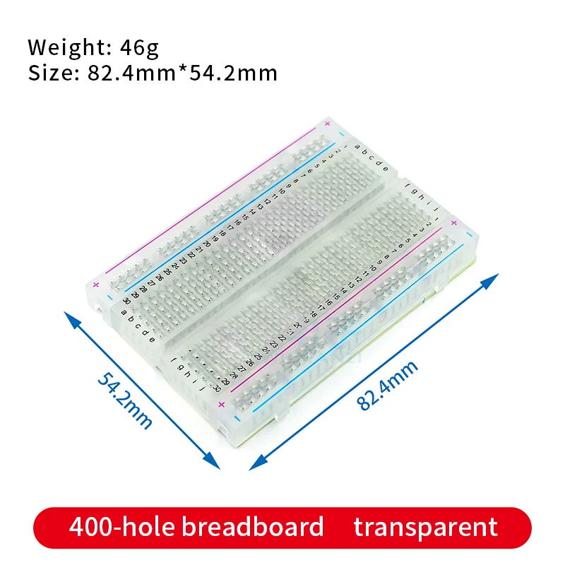 400 Points Solderless PCB Brea - огляд і ціна Diy Electronics Breadboard
