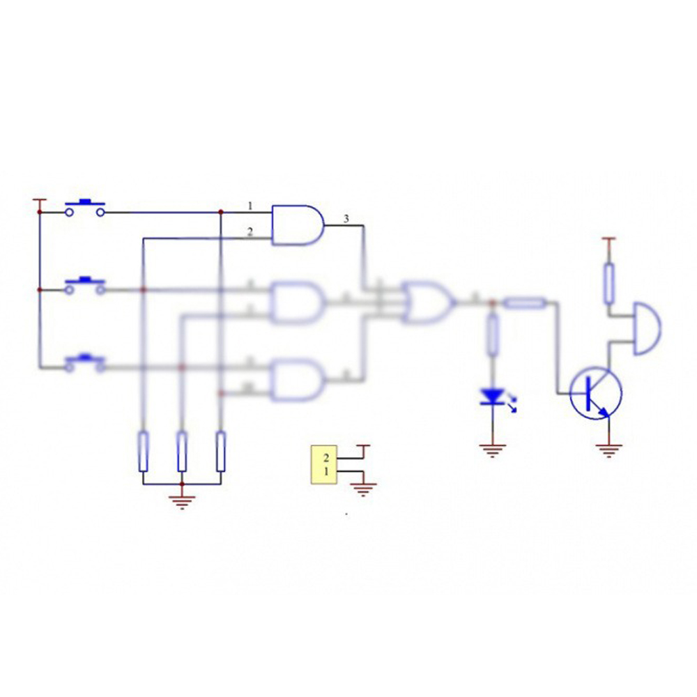 Three Person Voter Digital Cir - огляд і ціна Diy Home Electronics Lab