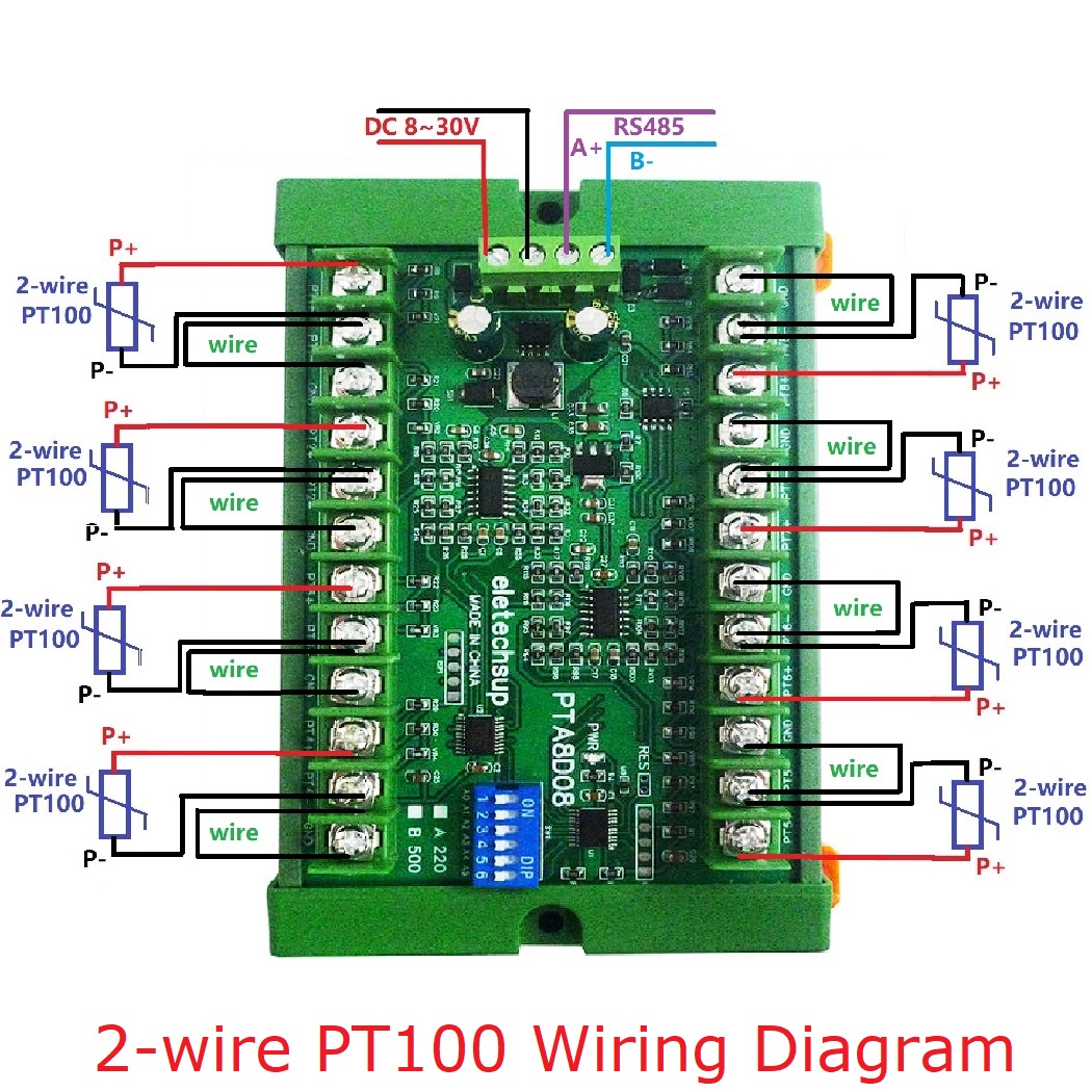 RS485 Temperature Sensor Acqui - огляд і ціна Ds18B20 Temperature Sensor
