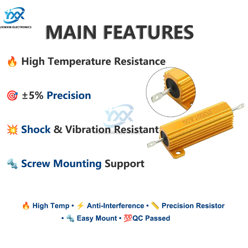 1PCS RX24 Power Resistor 10W 2 - огляд і ціна Diy Electronic Load