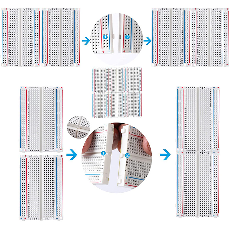 MB-102 MB102 Breadboard 400 83 - огляд і ціна Breadboard Jumper Wire
