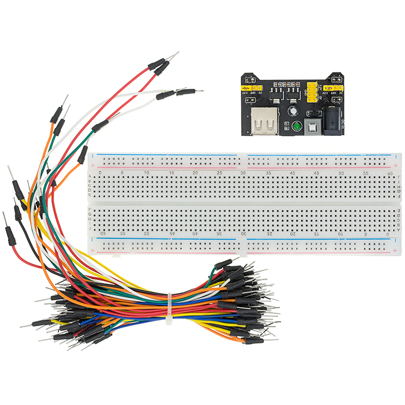 3.3V/5V MB102 Breadboard+ MB-1 - огляд і ціна Diy Electronics Breadboard