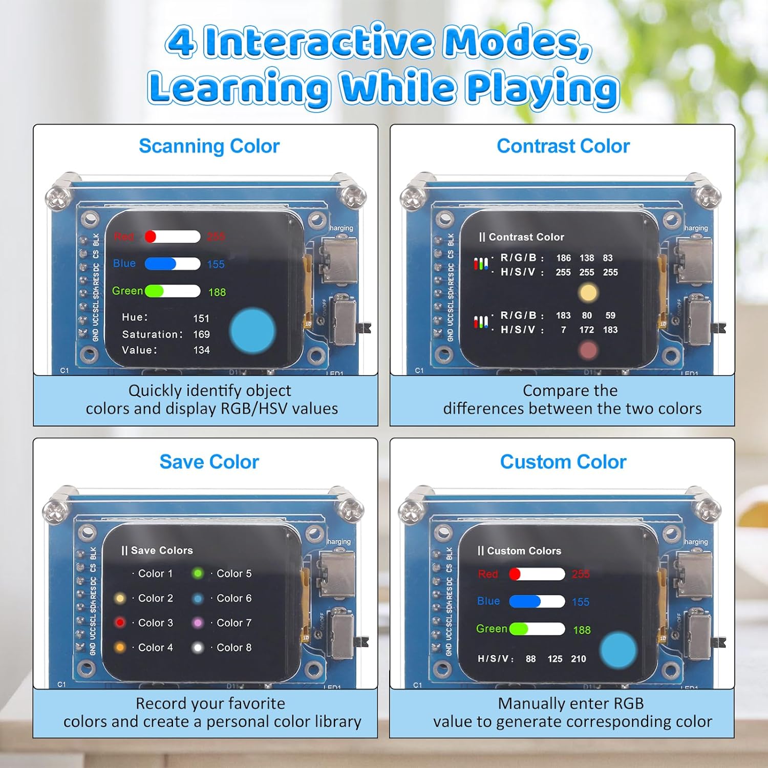 DIY Color Recognition Solderin - огляд і ціна Diy Electronics Learning Kit