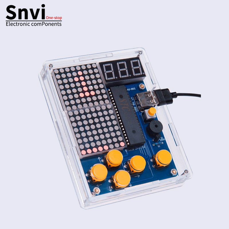 Snvi DIY Pixel Game Console Ki - огляд і ціна Diy Electronics Learning Kit
