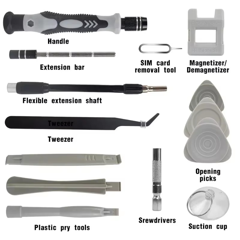 115-in-1 Precision Screwdriver - огляд і ціна Diy Electronics Components Kit