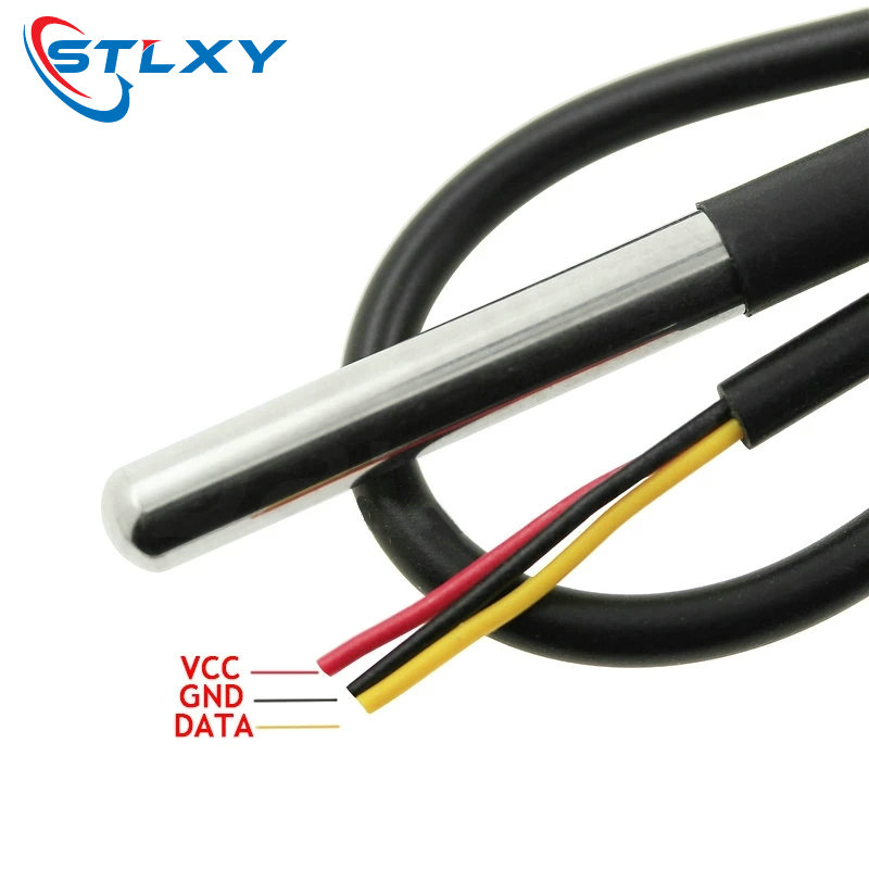 5PcsDS1820 Stainless steel pac - огляд і ціна Ds18B20 Temperature Sensor