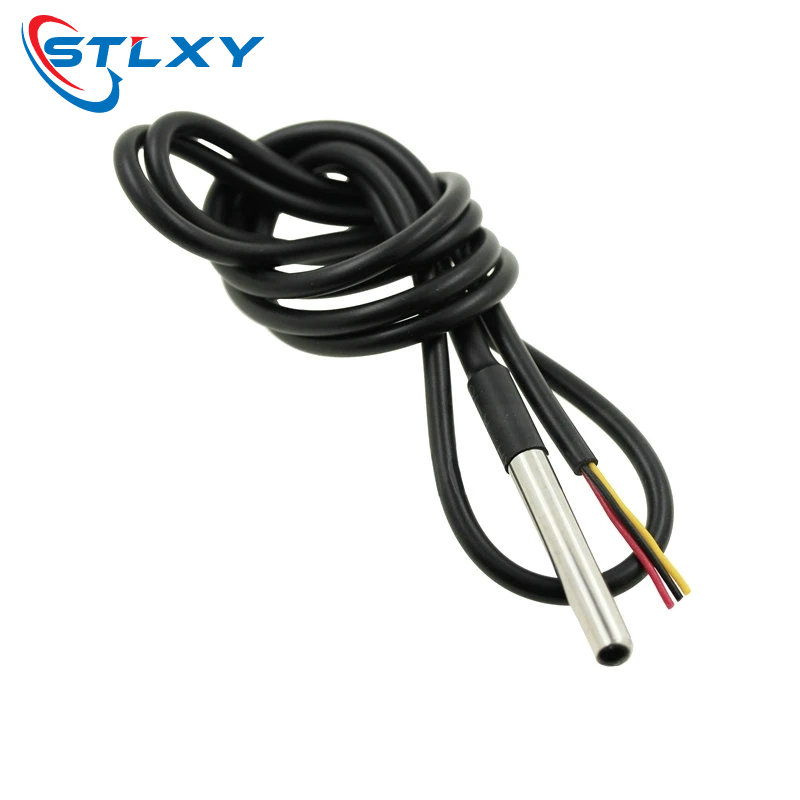 5PcsDS1820 Stainless steel pac - огляд і ціна Ds18B20 Temperature Sensor
