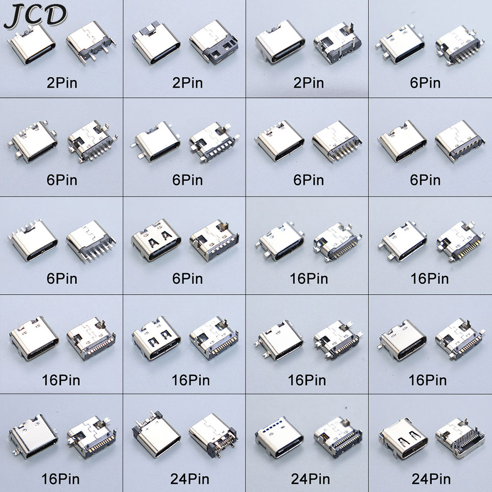 JCD 10PCS 2/6/16/24 Pin Type-C - огляд і ціна Smd Solder Paste
